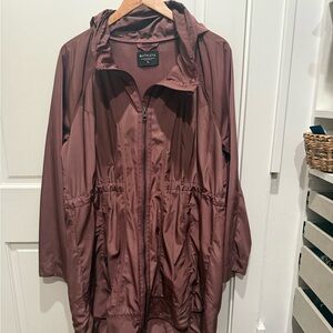 Athleta Women's Rust/Brown Raincoat Jacket